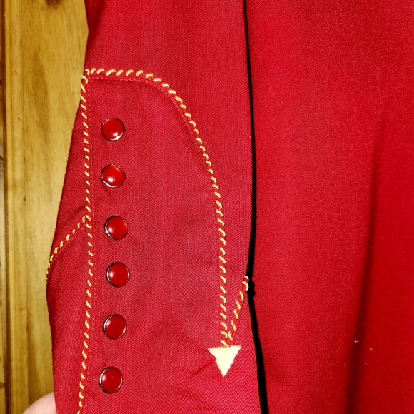 Mens vintage Scully red shirt - Picture 4 of 4